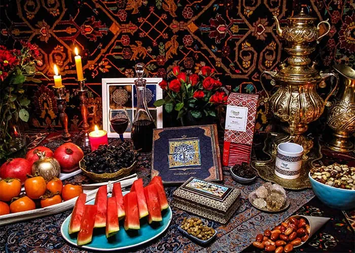 سفره شب یلدا