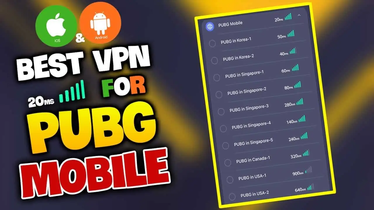 فیلترشکن پابجی: لیست 20 فیلترشکن قوی PUBG Mobile 11 معرفی فیلترشکن پابجی