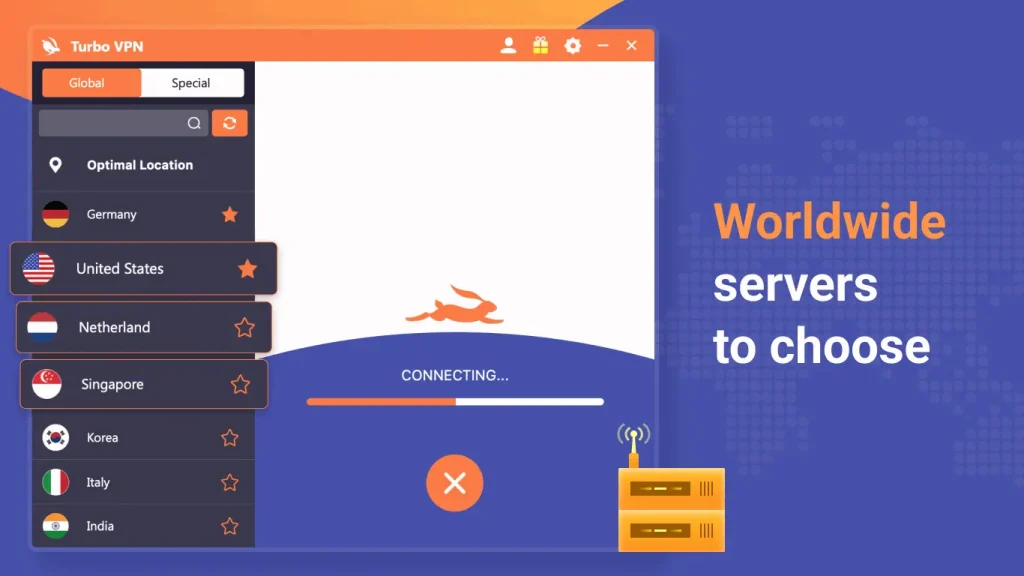 دانلود فیلترشکن خرگوش Turbo VPN با لینک مستقیم در 3 ثانیه 15 دانلود لینک مستقیم Turbo VPN